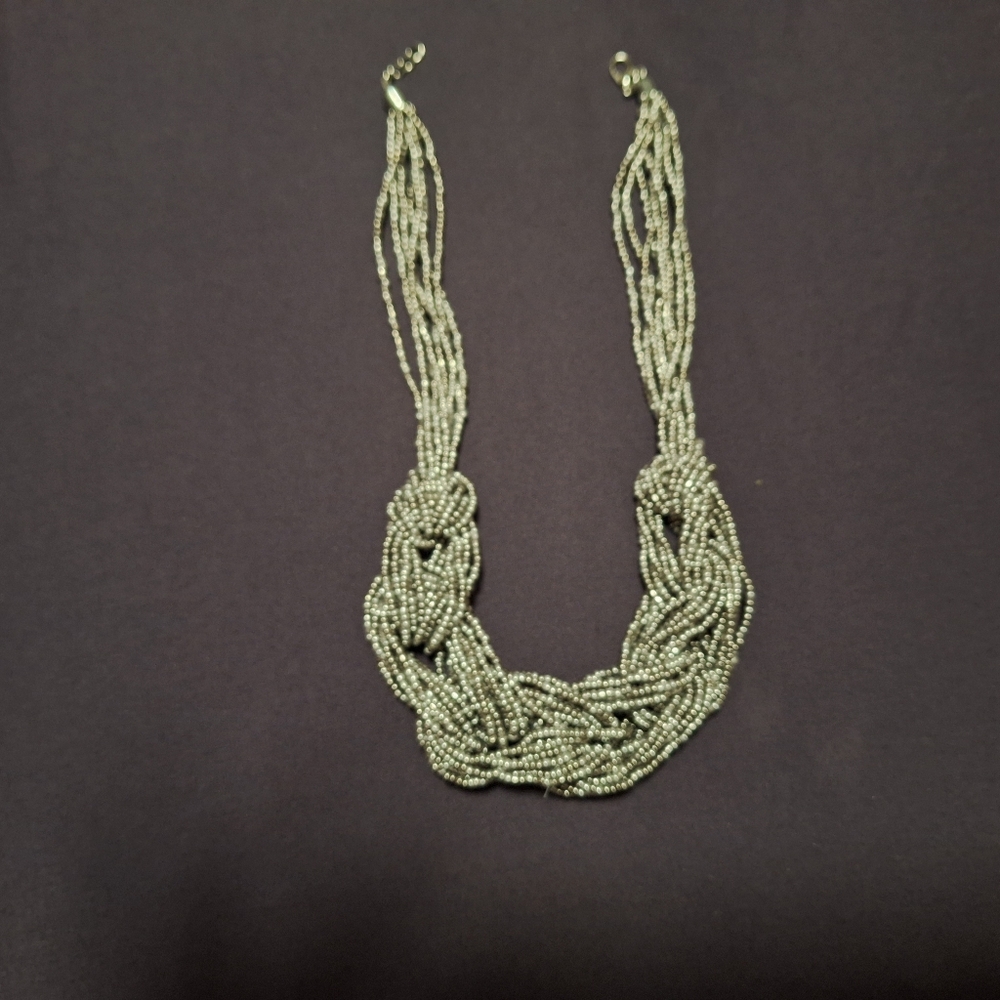Pre-Owned Silver Multi-Strand Necklace